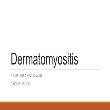 Dermatomyositis