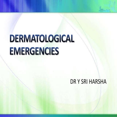 dermatological emergencies