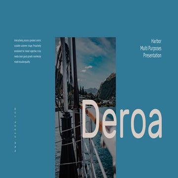 Deroa Presentation : Light Color Theme | PDF