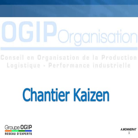 Deroulement Chantier Kaizen