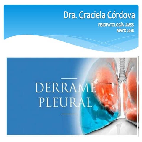 Derrame pleural  y neumotorax  2018, Universidad Mayor de San Simon, Facultad...