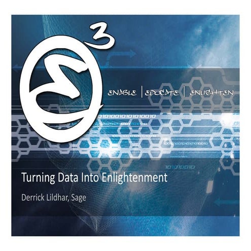 Derrick Lildhar - Turning Data Into Enlightenment
