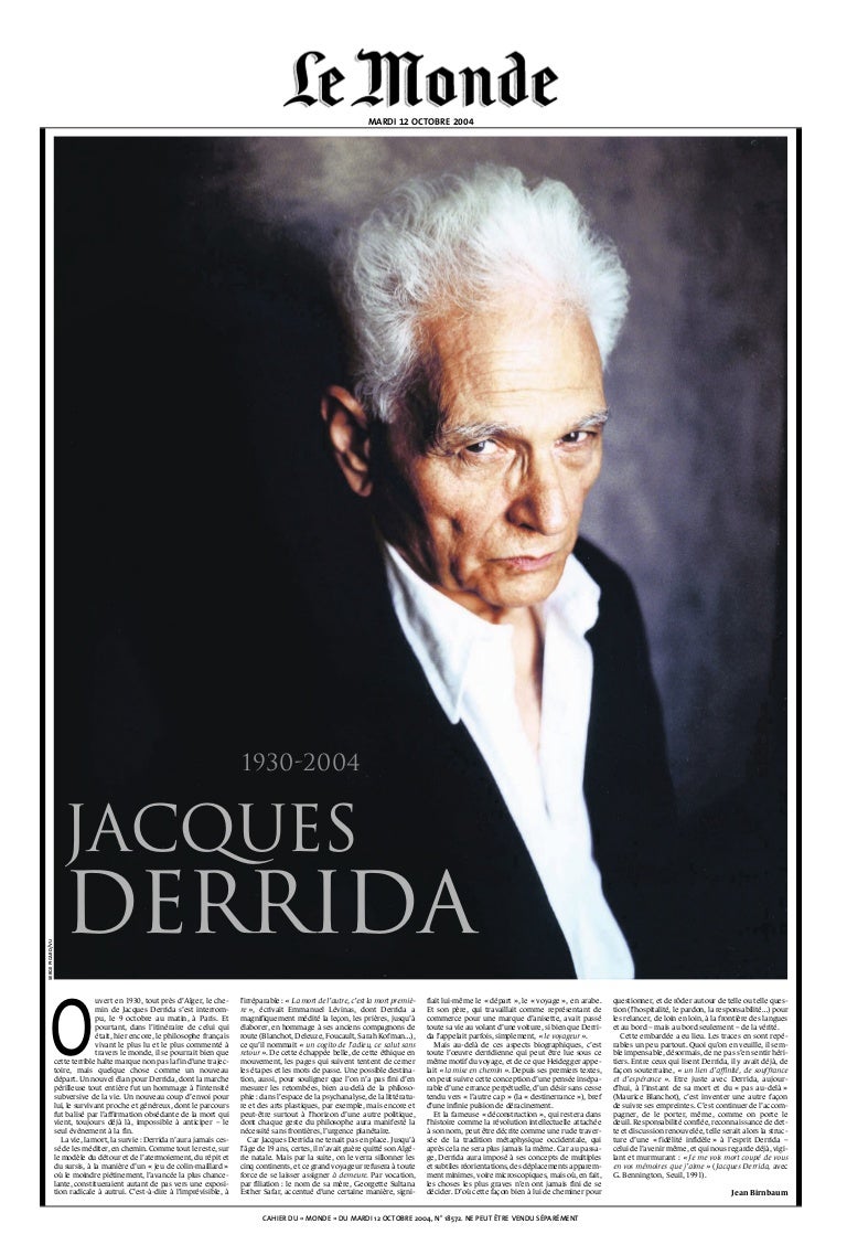 Derrida Derrida