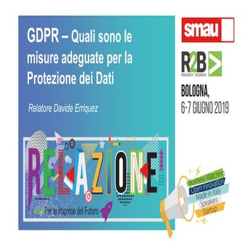 Smau Bologna | R2B 2019 Davide Erriquez 