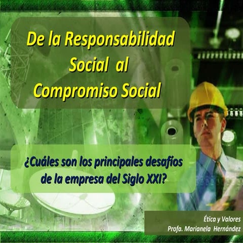 Ética y responsabilidad social en la empresa | PDF