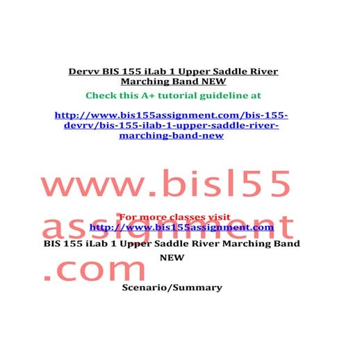 Dervy bis-155-i lab-1-upper-saddle-river-marching-band-new