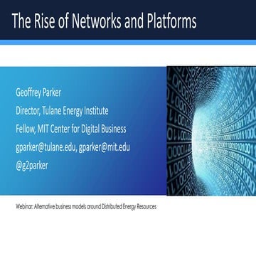 Webinar: Alternative Business Models for Distributed Energy Resources