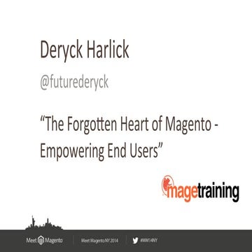 Deryck harlick presentation mmny14