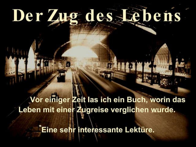 Der Zug des Lebens