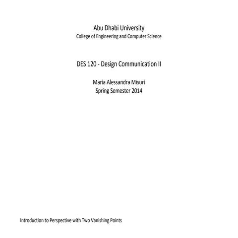 Des120 lecture04 2 point perspective