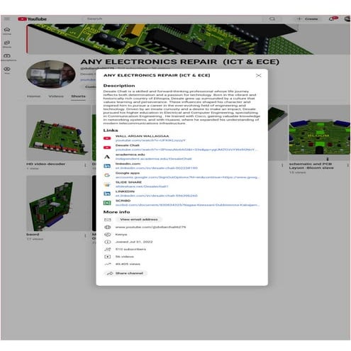 Desale Chali is a professional in the field of Electrical and Computer Engine...