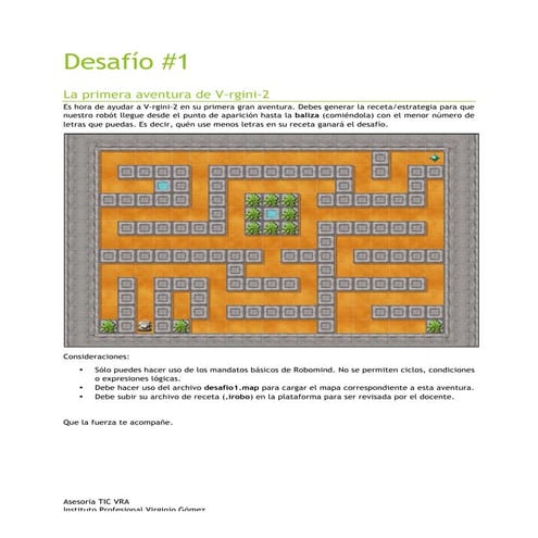 Desafío 1 Robomind | PDF