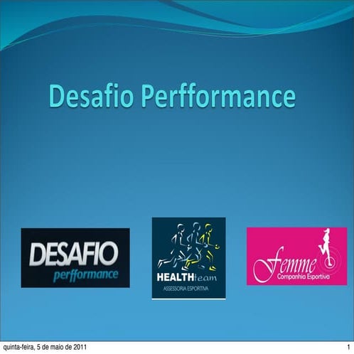 Desafio Perfformance (palestra)