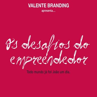 Desafios do Empreendedor