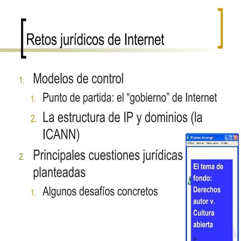 Desafios jurídicos de Internet
