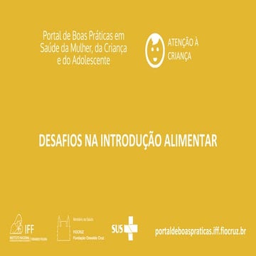 Desafios na Introdução Alimentar