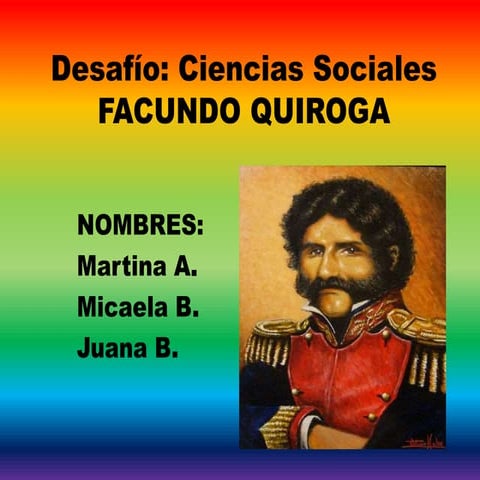 Facundo Quiroga 9 | PPTX