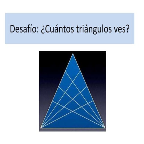 Desafío triángulos