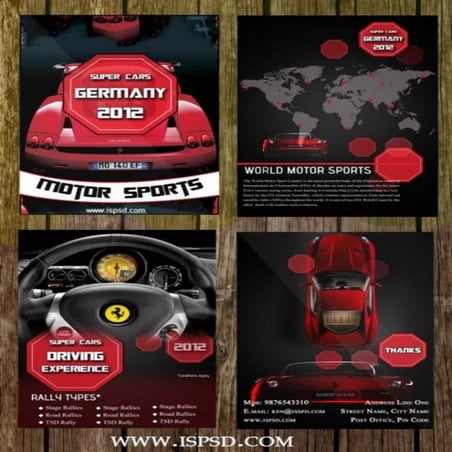 Desain brosur flyer template download gratis