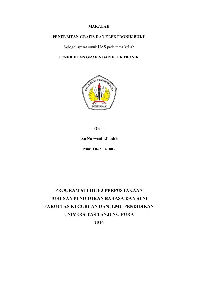 Makalah Penerbitan Grafis Dan Elektronik