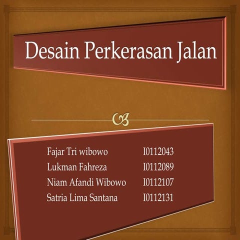 Contoh Desain Perkerasan Jalan