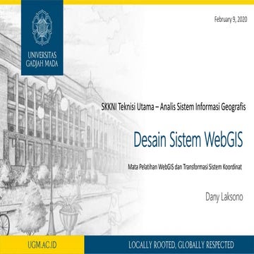 Desain sistem informasi web gis