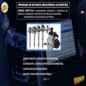 sistema de inyección de combustible motor diesel