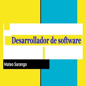 Desarrolador de software