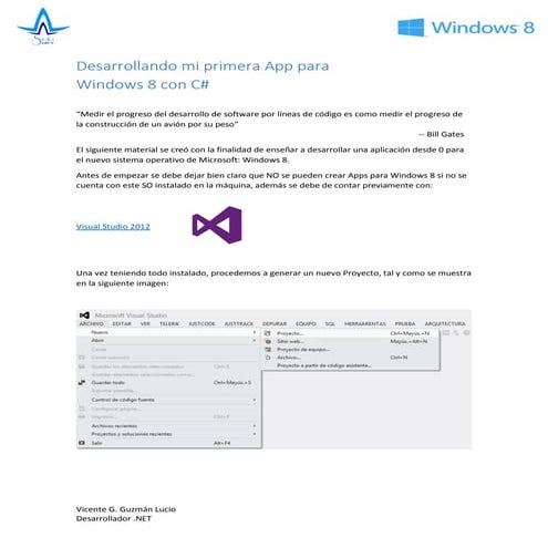 Desarrollando mi primera App para Windows 8 con C#