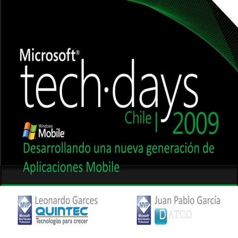 Desarrollando Una Nueva GeneracióN De Aplicaciones Mobile