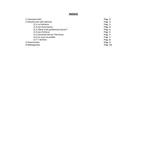 Desarrollo de un informe