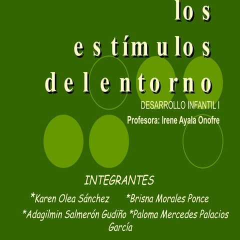 Desarrollo cerebral y los estímulos del entorno