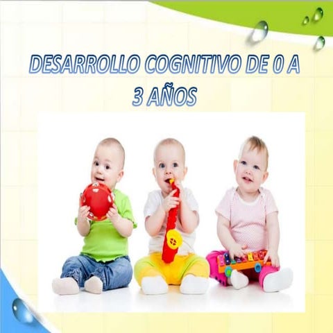 Desarrollo Cognitivo De 0 A 3 Años