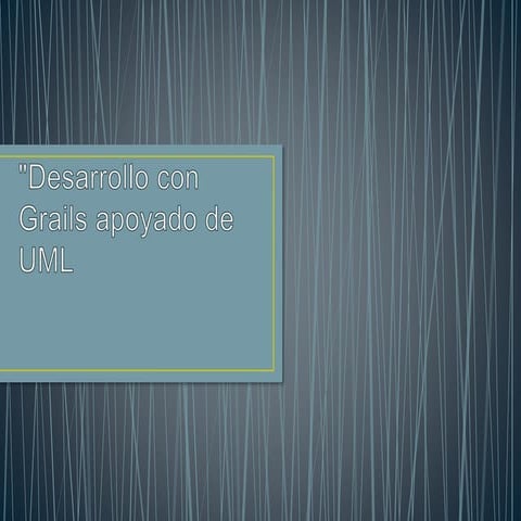 Loop Talks Mar 2017 | Desarrollo con grails apoyado de uml