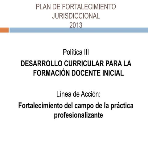 Desarrollo curricular