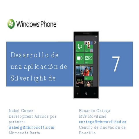 Desarrollo De Aplicacion De Silverlight De Principio A Fin