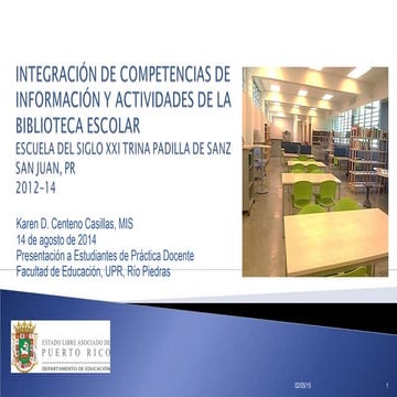 Desarrollo de competencias de informacion y otras actividades en la escuela d...