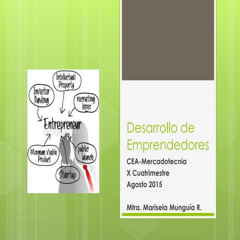 Desarrollo de emprendedores def