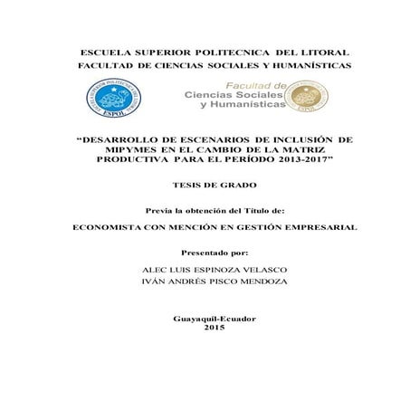 Desarrollo de escenarios de inclusión de mipymes (cap 4)