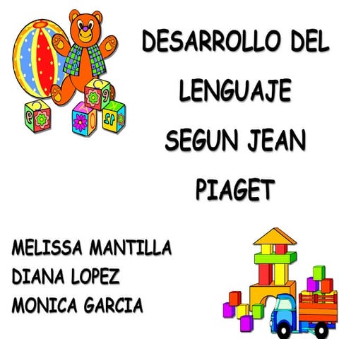 Desarrollo del lenguaje segun jean piaget