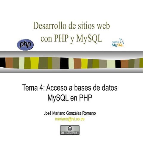 Desarrollo de sitios web con php y my sql