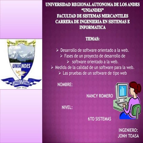Desarrollo de softwareweb romero