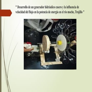 CONSTRUCCIÓN DE UN GENERADOR ELÉCTRICO CASERO. | PDF