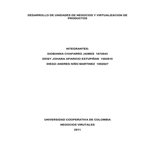 Trabajo sobre Marketing Virtual