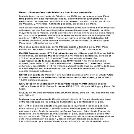 Desarrollo económico de Malasia y Lecciones para el Peru[1].docx