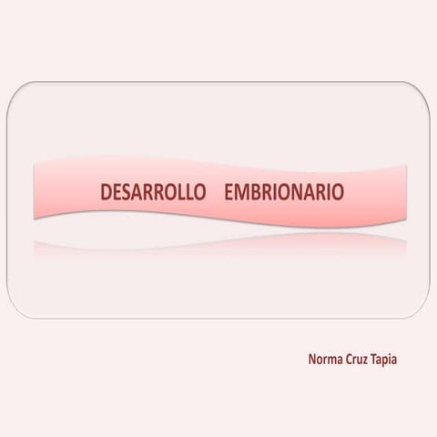 Desarrollo emb iiº medio