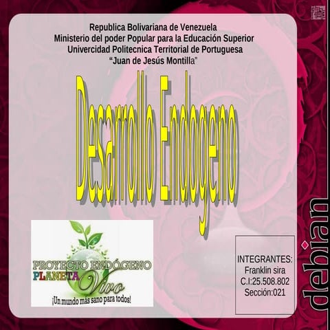 Desarrollo endogeno..