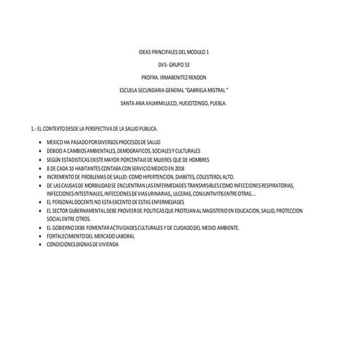 Desarrollo humano integral y desarrollo de la salud | DOCX