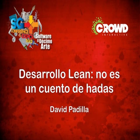 Desarrollo lean no es un cuento de hadas