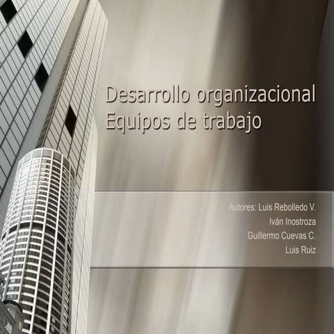 Desarrollo Organizacional